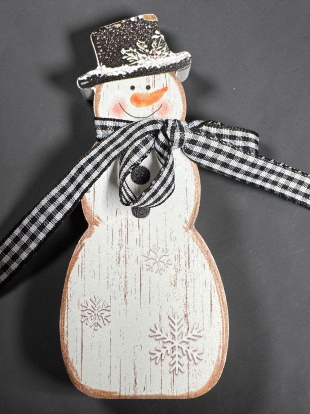 COCHIE Wooden Snowman Decor Set Tiered Tray Christmas Decorations NIP - Picture 10 of 14